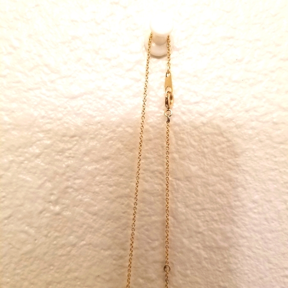 ✅3 Pearls Wrapped in Hammered Gold Leaves 15" Necklace Michael Michaud Hand Craf - Picture 9 of 12